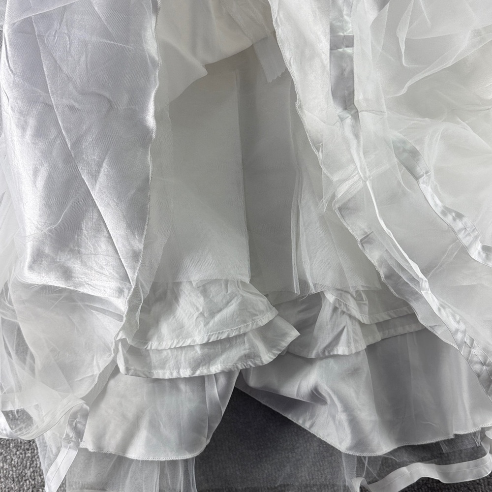 Sunny Fashion Sleeveless Elegant White Kids Dress Flower Girl Baptism Girls 10 - Picture 12 of 12